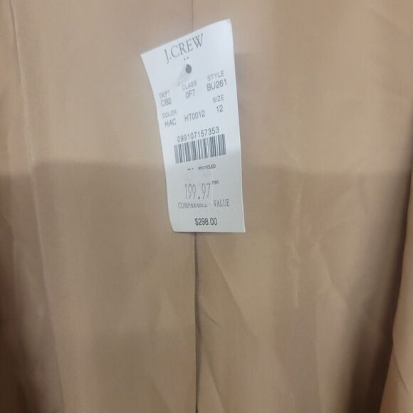Women’s Female Coat J.Crew Size 12 - Picture 6 of 7